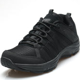 Lightweight Breathable Black Canvas Mesh Sports Shoes For Men